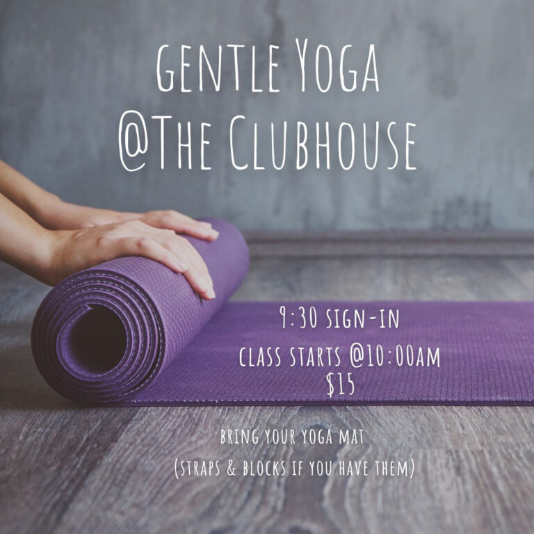 Gentle Yoga @The Clubhouse - Hilary Blaha Real Estate Team