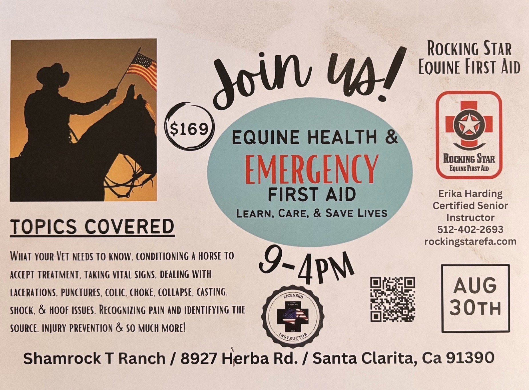 Equine Health & Emergency First Aid